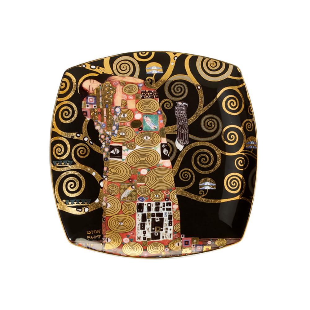 Assiette à dessert Goebel 66884891 porcelaine Gustav Klimt vaisselle de collection