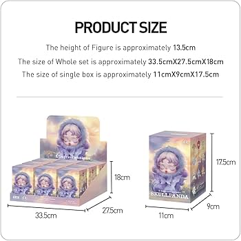 Amazon | POP MART SKULLPANDA L'impressionnisme シリーズぬいぐるみ