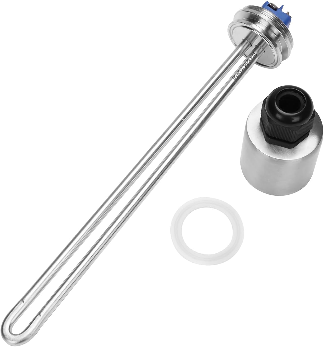 DERNORD 1.5 Inch (OD50.5mm) Tri-clamp Heating Element 120V 2000W Electric Water Heater High Watt Density