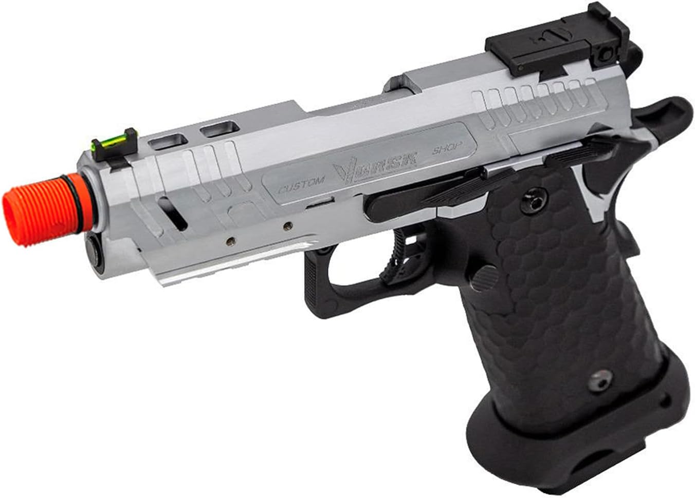 Vorsk Airsoft Pistol CS Compact Vengeance 3.8 Hi Capa - Silver/Black