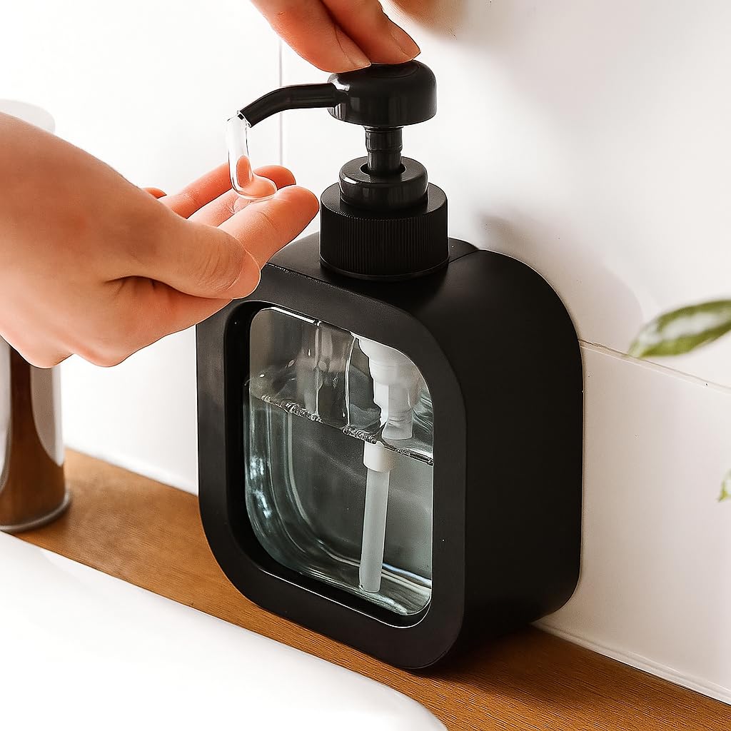 Pathavi Wall-Mounted Soap Dispenser (White or Black - Pack of 1)-image-34