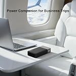 JUOVI Chargeur portable, 90W Banque d'électricité pour ordinateur portable 20000mAh Chargeur de téléphone portable, banque d'alimentation rapide avec 2 USB-C & 2 USB-A Ports, banque de batteries pour MacBook iPhone 17/16/15 Series, Galaxie (Noir)