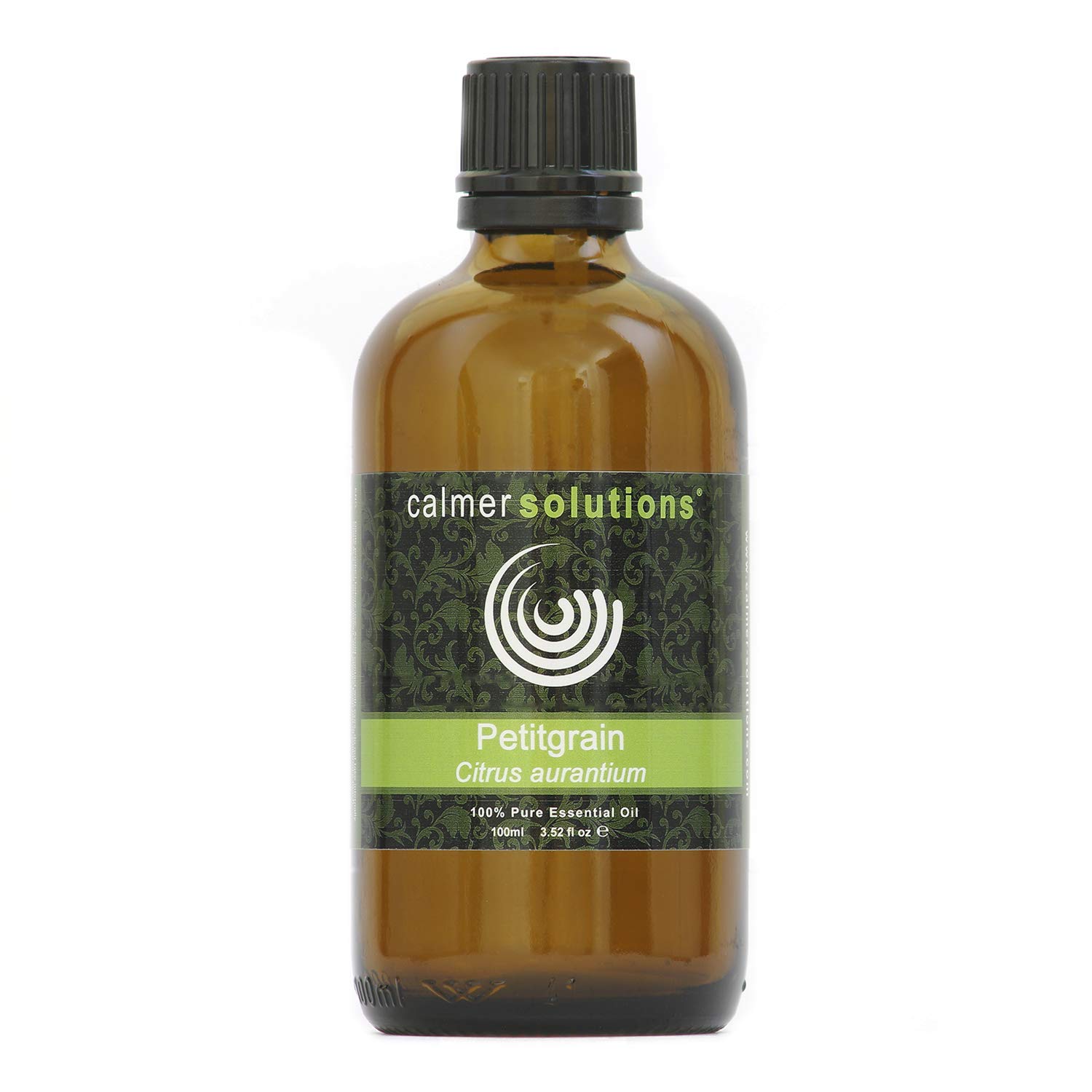 Calmer Solutions Yellow To Brownish Yellow Petitgrain 100% Pure Essential Aromatherapy Oil 100Ml