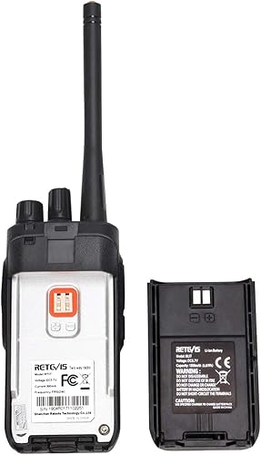 Miniatura 10 de Retevis Walkie Talkies RT17 para adultos, Walkie Talkies resistentes con auricular, con cargador multibanda de 6 vías, radio de 2 vías de largo