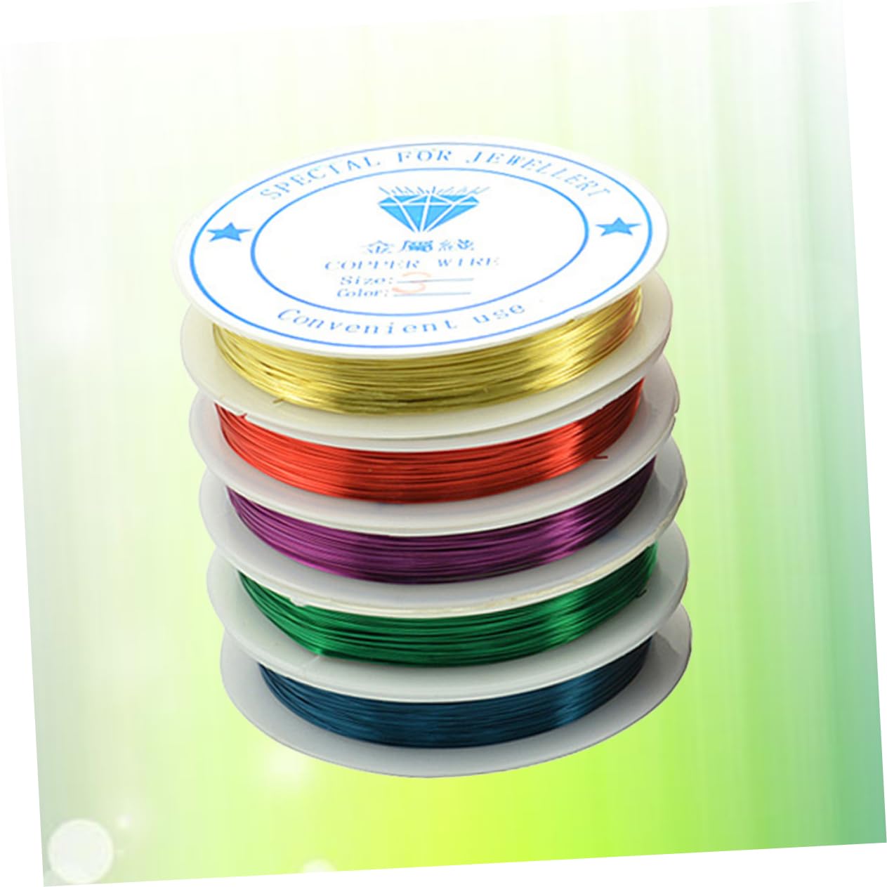 Anneome 15rotoli Rame Per Bigiotteria Per Flessibile e Versatile Per e Decorazioni Per e