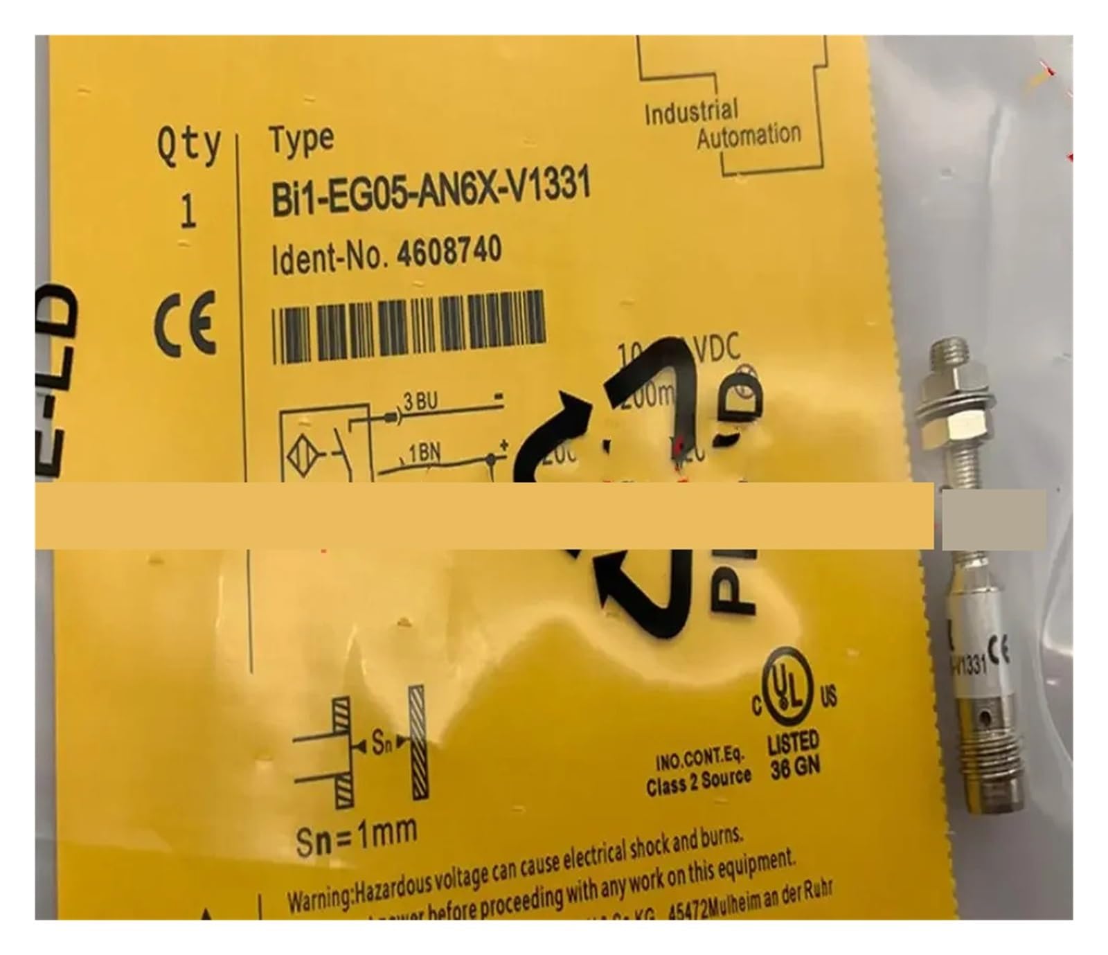 XDDQWSWA 3pcs Proximity switch BI1-EG05-AP6X-V1331 BI1-EG05-AN6X-V1331 BI1-EG05-RN6X-V1331 BI1-EG05-RP6X-V1331(BI1-EG05-AP6X-V1331)
