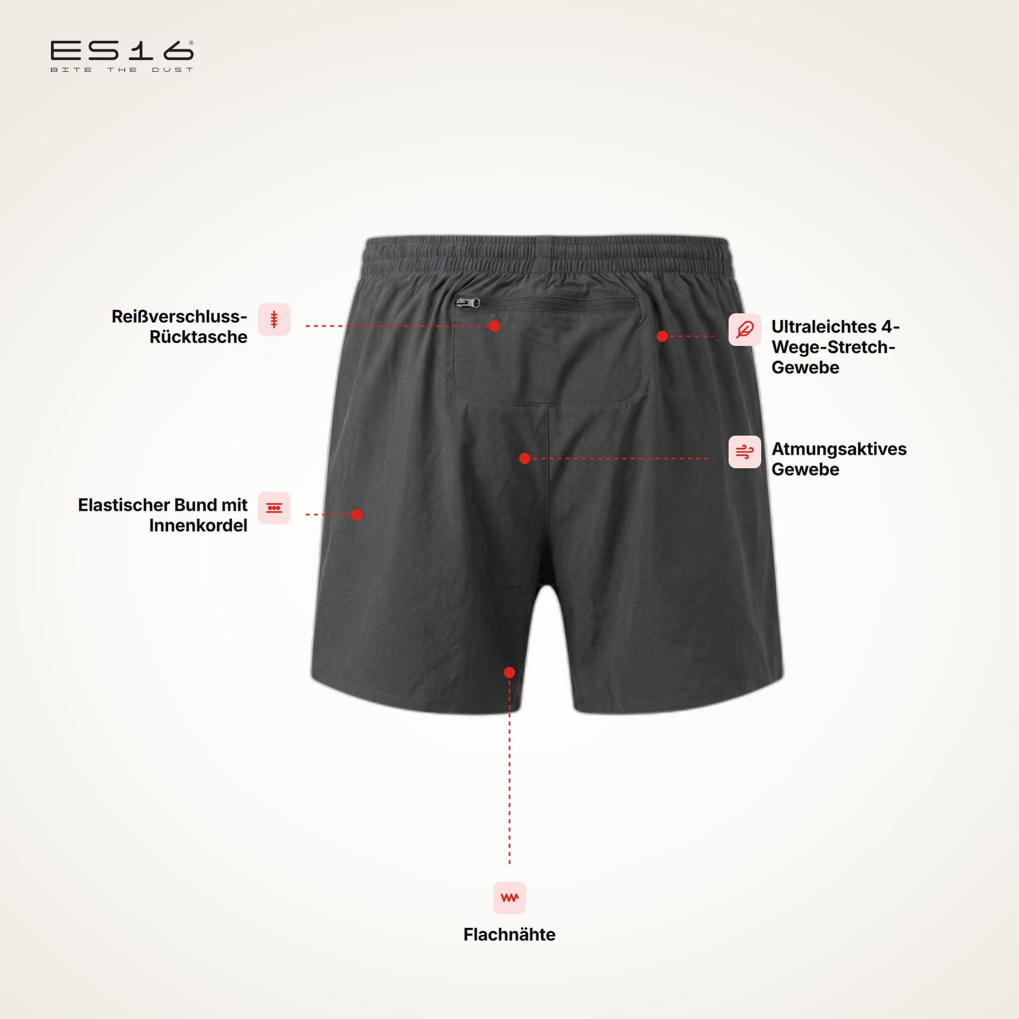 Performance Shorts Donna | Pantaloncini Sportivi Funzionali Leggeri ad Asciugatura Rapida per Ciclismo, Fitness e Corsa – Tessuto Stretch 4 Vie Traspirante