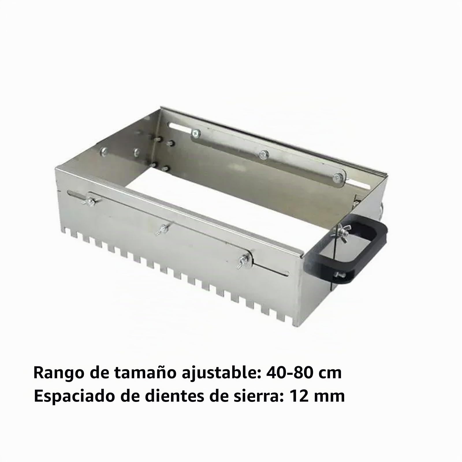 300-800mm Llana Dentada Ajustable Mortero Peine con Ruedas Nivelador De Baldosas Caja Cuadrada Arena Plana Herramienta De Nivelación De Azulejos Y Baldosas(Color:800mm(Square))