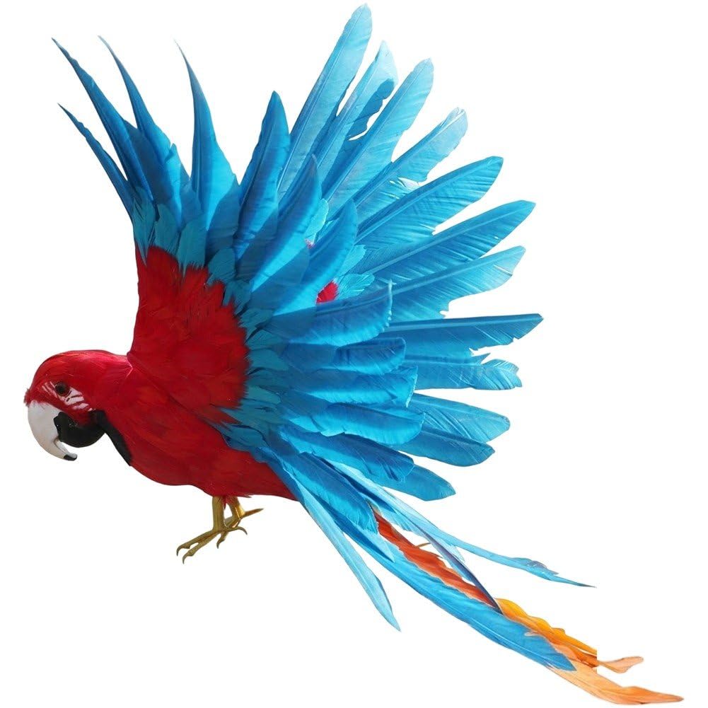 Sslvya Realistic Flying Bird Figurine Artificial Bird Model Simulation Feather Bird for Christmas Tree Party Home Garden Decoration
