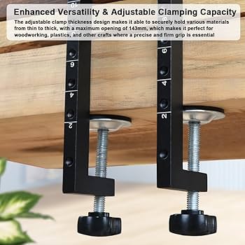 Amazon | Weytoll 143mm固定具 逆木工クランプ アルミ合金 強力F