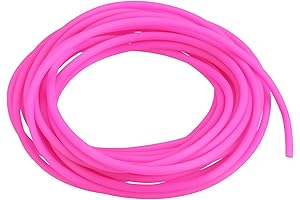 MECCANIXITY 10ft Rubber Cord Tube, DIY Crafting Tubing with 2mm Diameter and...