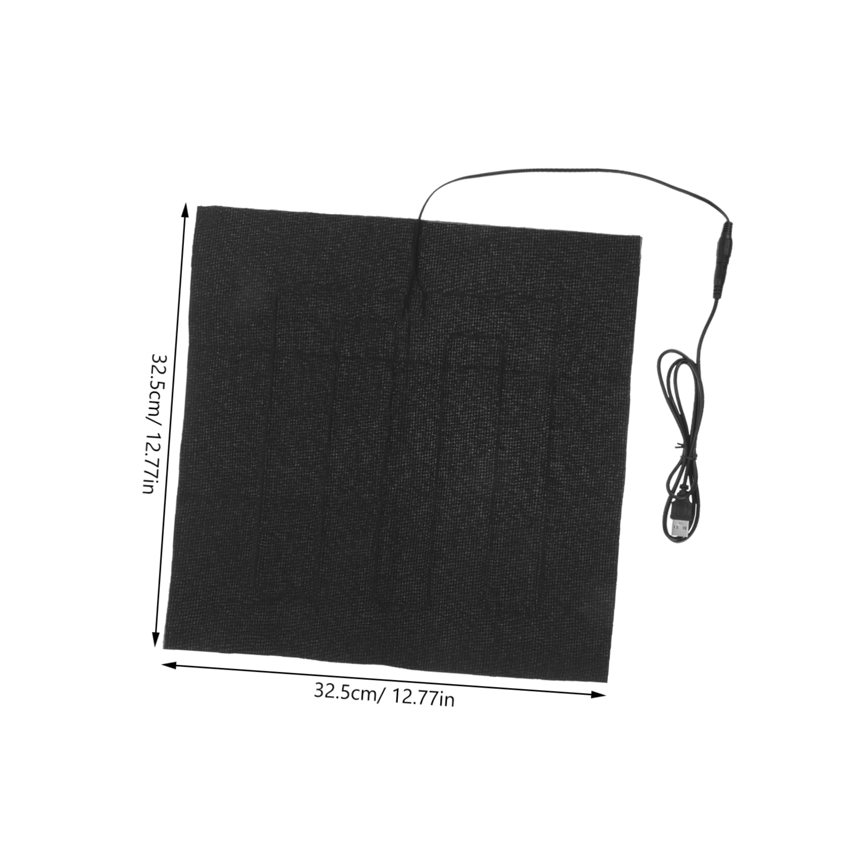 Hemoton Heated Pet Mat for Winter USB Reptile Heating Pad Durable Bite Cushion for Pets for Elderly and Pregnant Animals Comfortable Year Use