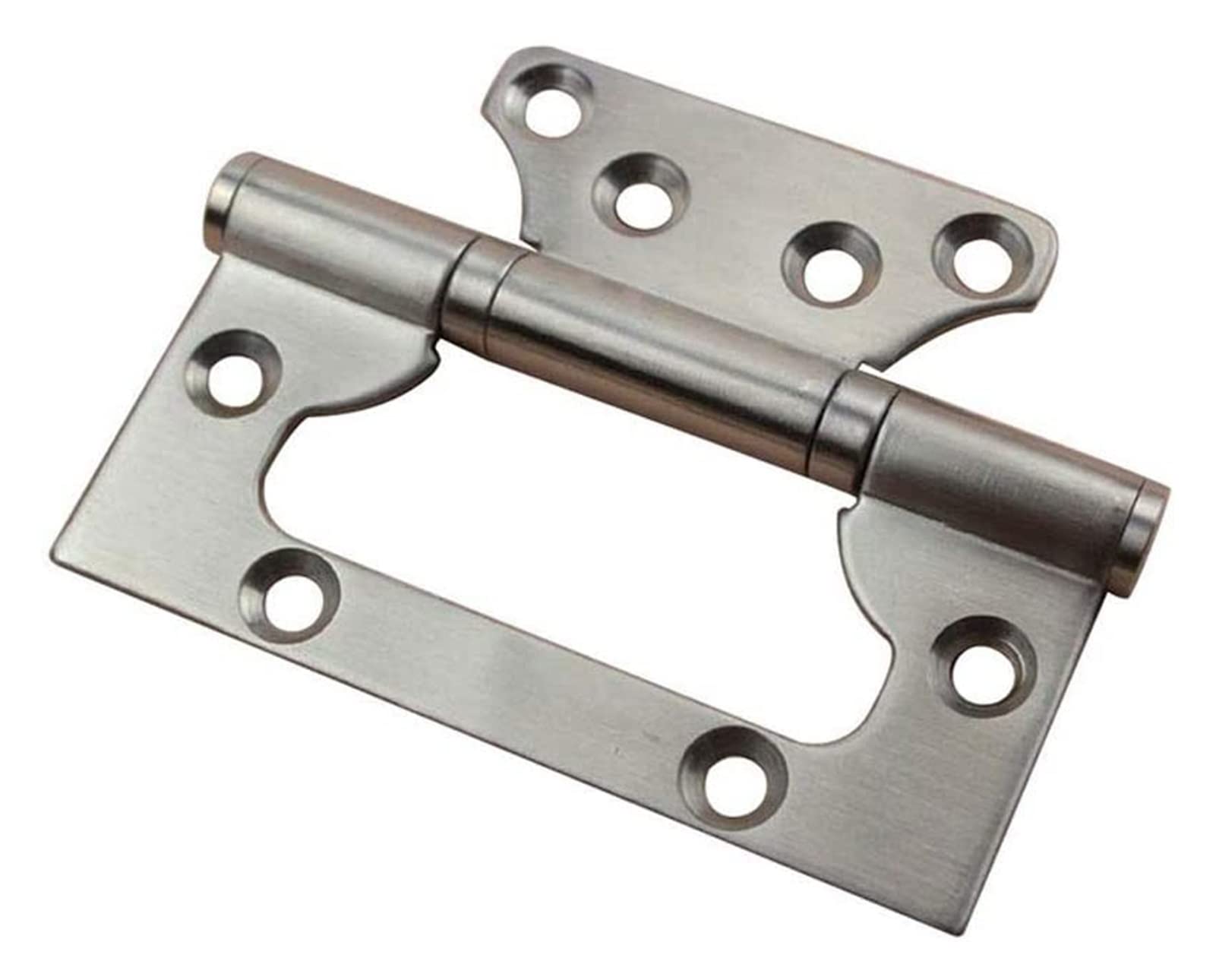 Cerniere per Porte, Cerniera per Porte da 4 Pollici Resistente Cuscinetto per Slot Libero in Acciaio Inossidabile Cerniera per Porta Secondaria Muta Ispessita per Interni