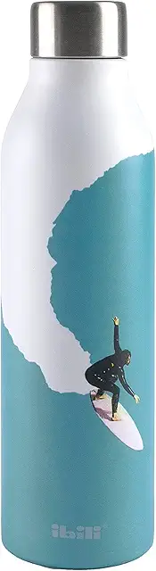 IBILI Botella Térmica Doble Pared Surf 500ml - Red Star Surf & Yoga Camp