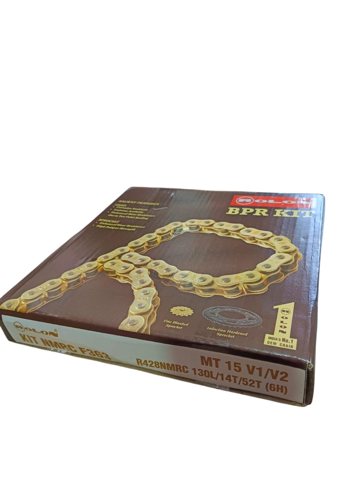 Chain Sprocket Set Compatible for - MT 15 V1/V2.Size.130L/14T/52T(6H) | 6H Configuration, Fine Blanked Sprocket, Induction Hardened, Corrosion Resistant, Enhanced Wear Resistance-image-7