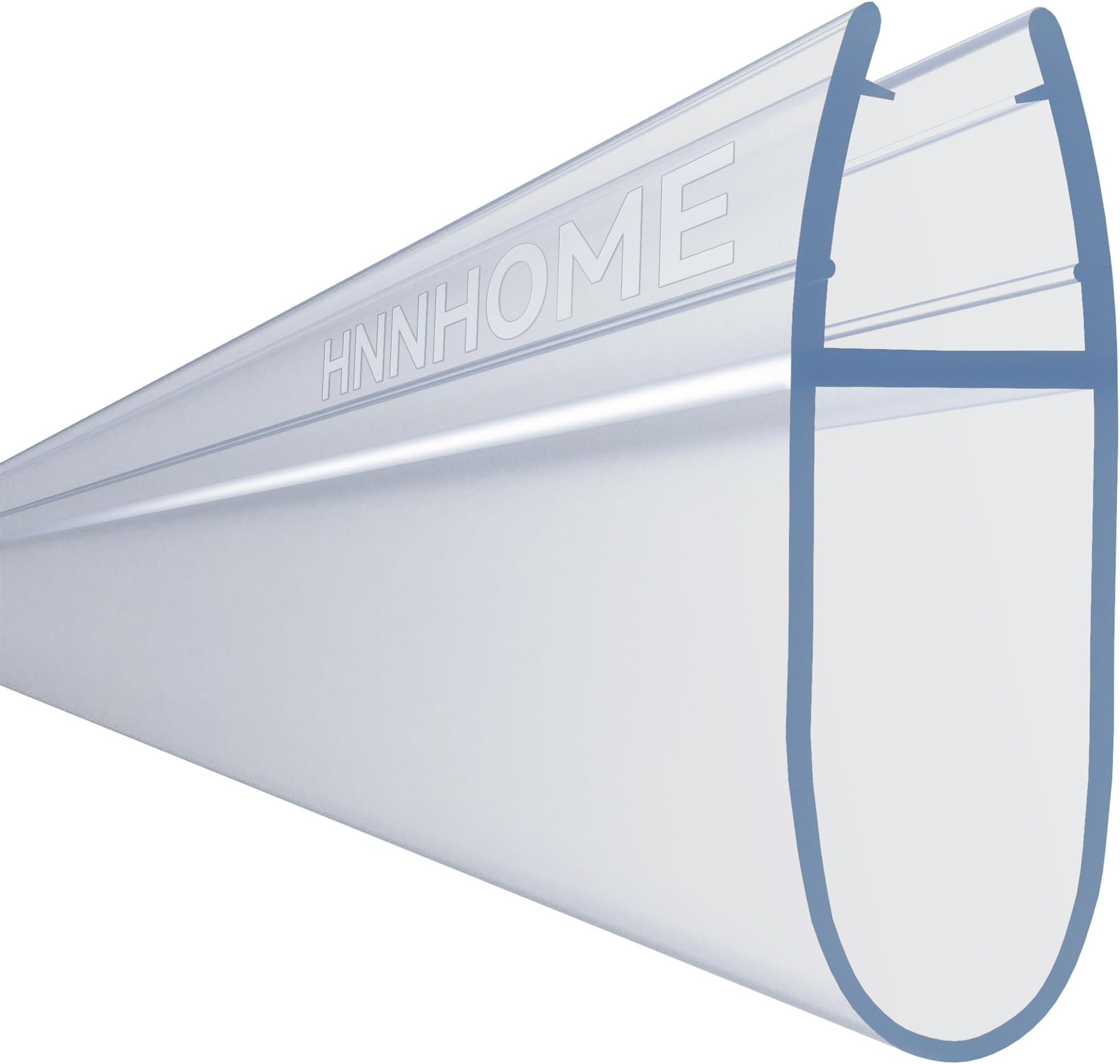 HNNHOME Bath Shower Screen Door Seal Strip for 4-6mm Glass Up to 18mm Gap