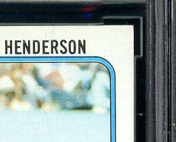 Amazon.com: 1980 Topps #482 Rickey Henderson Rookie Card BGS