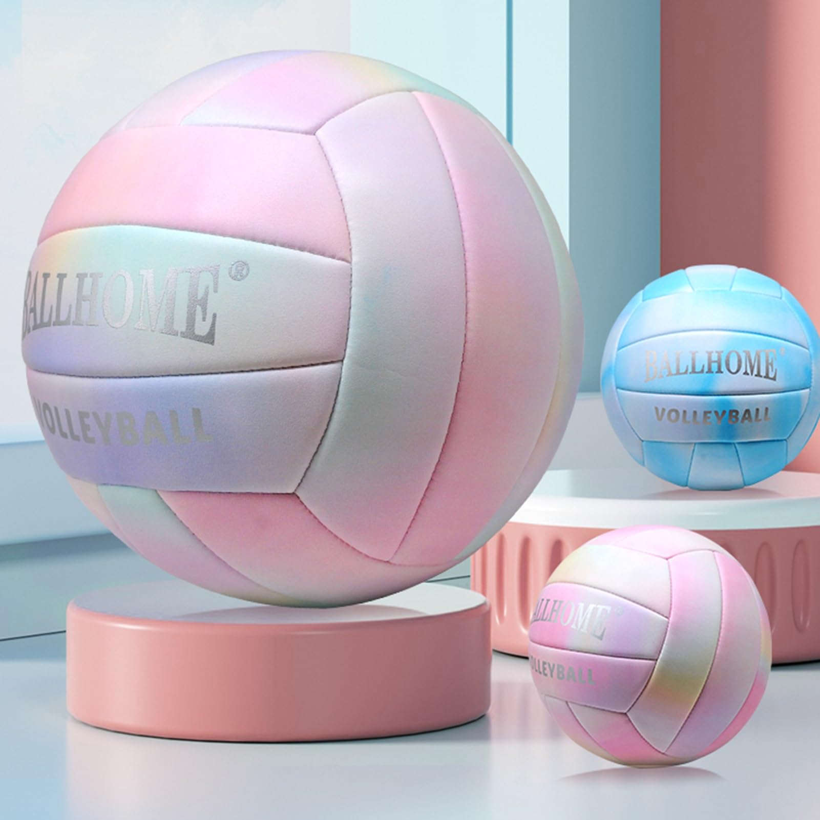 Personalizado Oficial Talla 5 Voleibol con Nombre/Texto, Pelota De Sóftbol Personalizada para Interior Y Exterior, Regalos Personalizados para Hija Amiga Jugadora Hijo Novio(B)