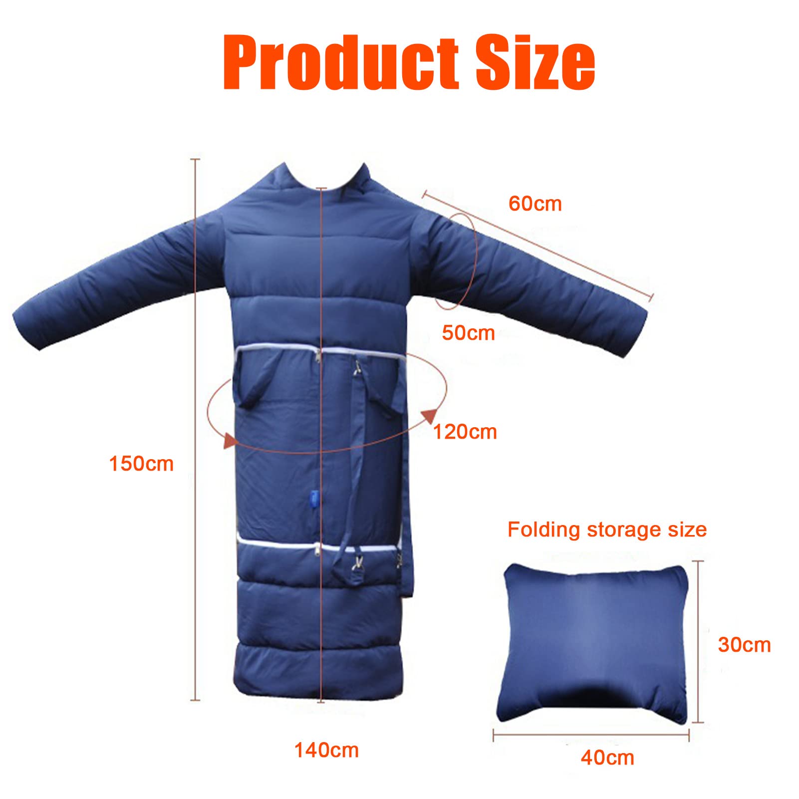 Manta Ligera para Silla de Ruedas, Funda para Silla de Ruedas con Cremallera, Impermeable, Resistente al Viento, cálida para Todo el Cuerpo, para sillas de Ruedas manuale