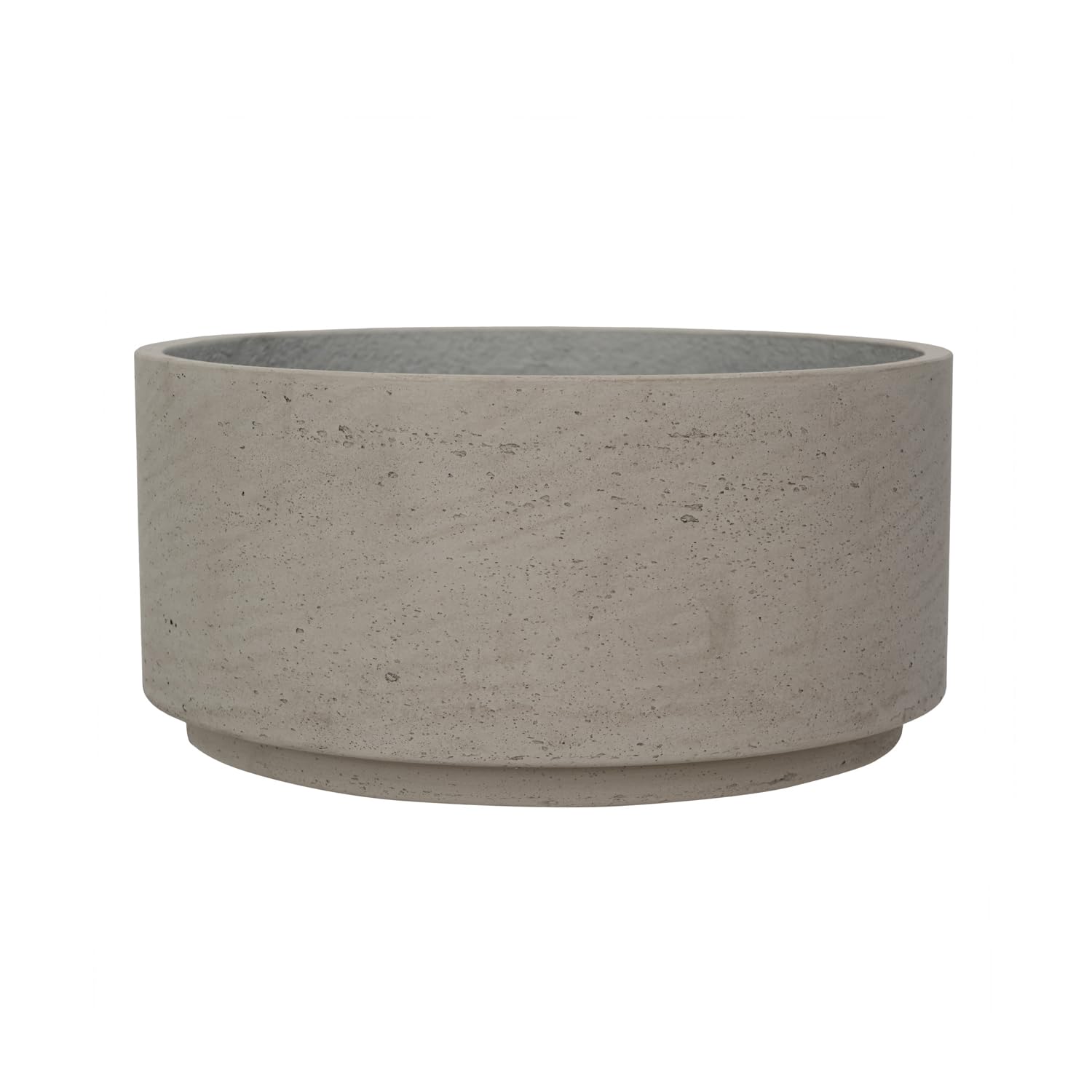 Pottery Pots Doniczka na rośliny, beżowo-szara, średnica 29 cm, wysokość 13,5 cm