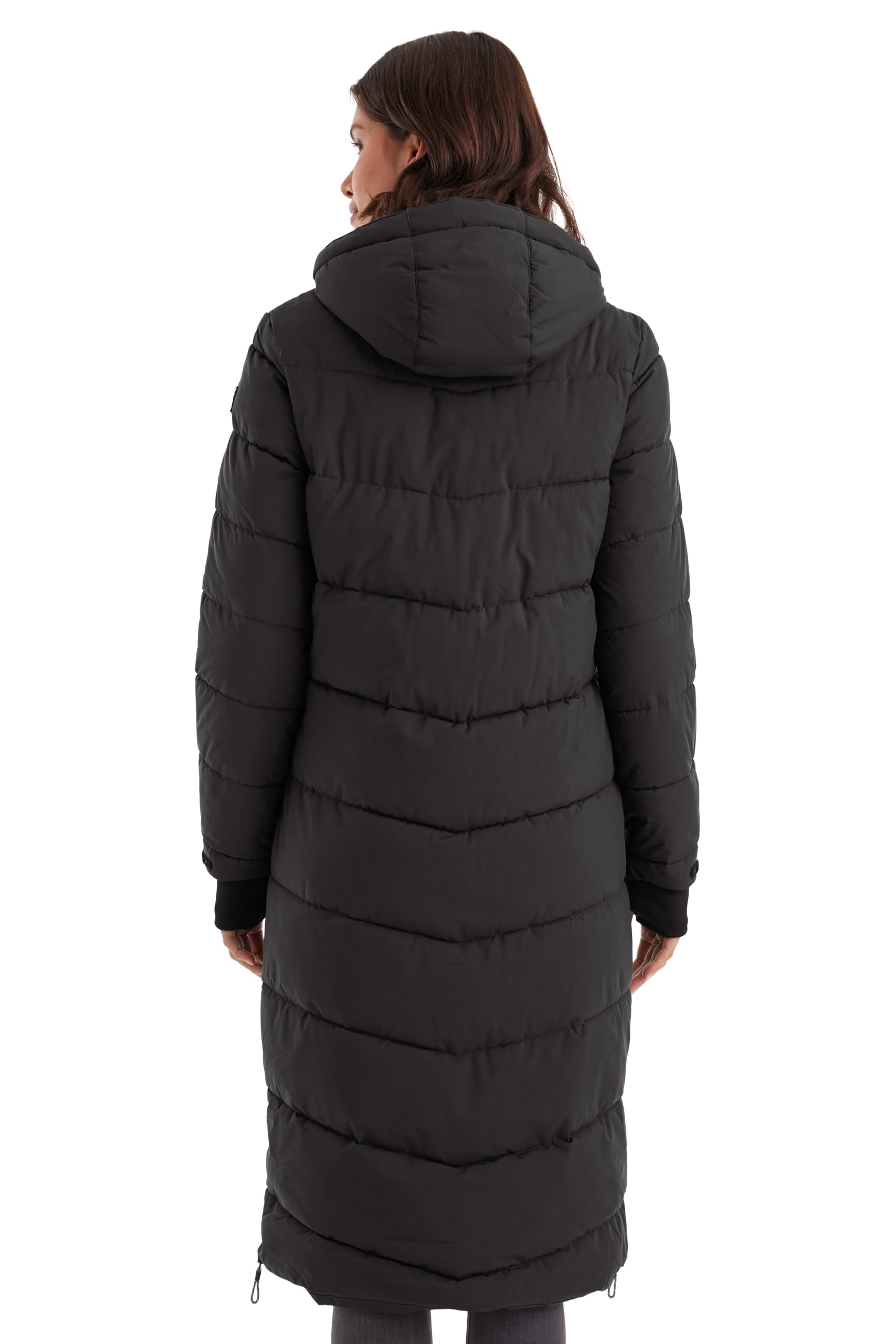 Killtec Damen Kow 62 Wmn Qltd Ct Wintermantel/Mantel in Daunenoptik mit Kapuze
