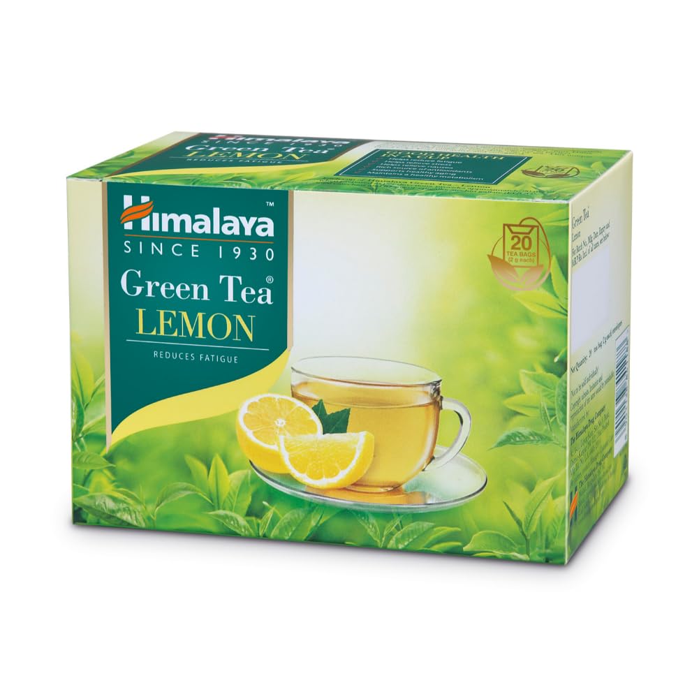 Himalaya Green Tea Lemon|20 Tea Bags |Reduces Fatigue (B0BMT4YPF9) Amazon Price History, Amazon Price Tracker