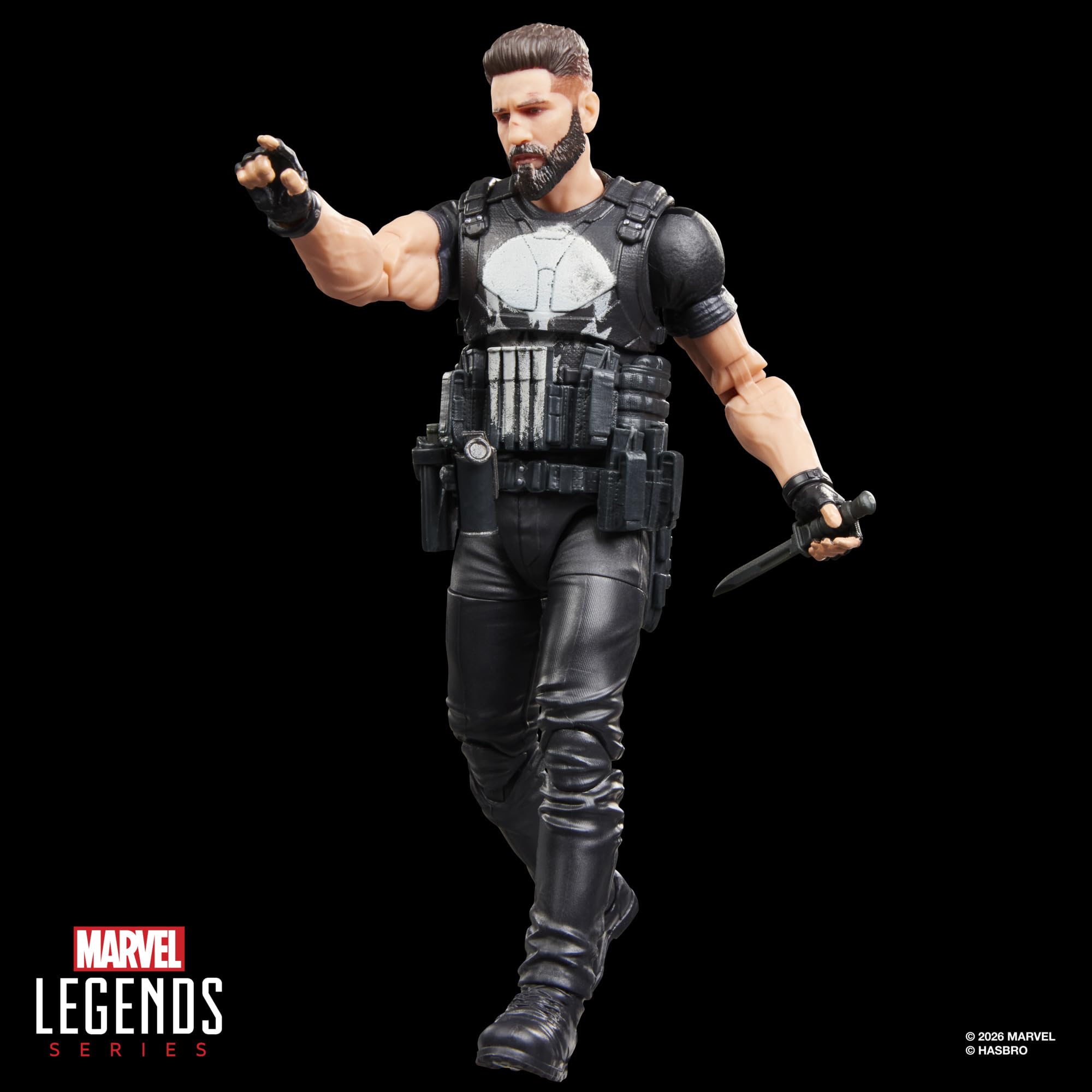 Marvel Legends Series Punisher, Figurine de Collection Punisher de 15 cm