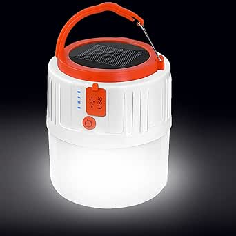 eaaerr Solar Camping Lantaarn Outdoor - 24 led USB Oplaadbare Lantaarn