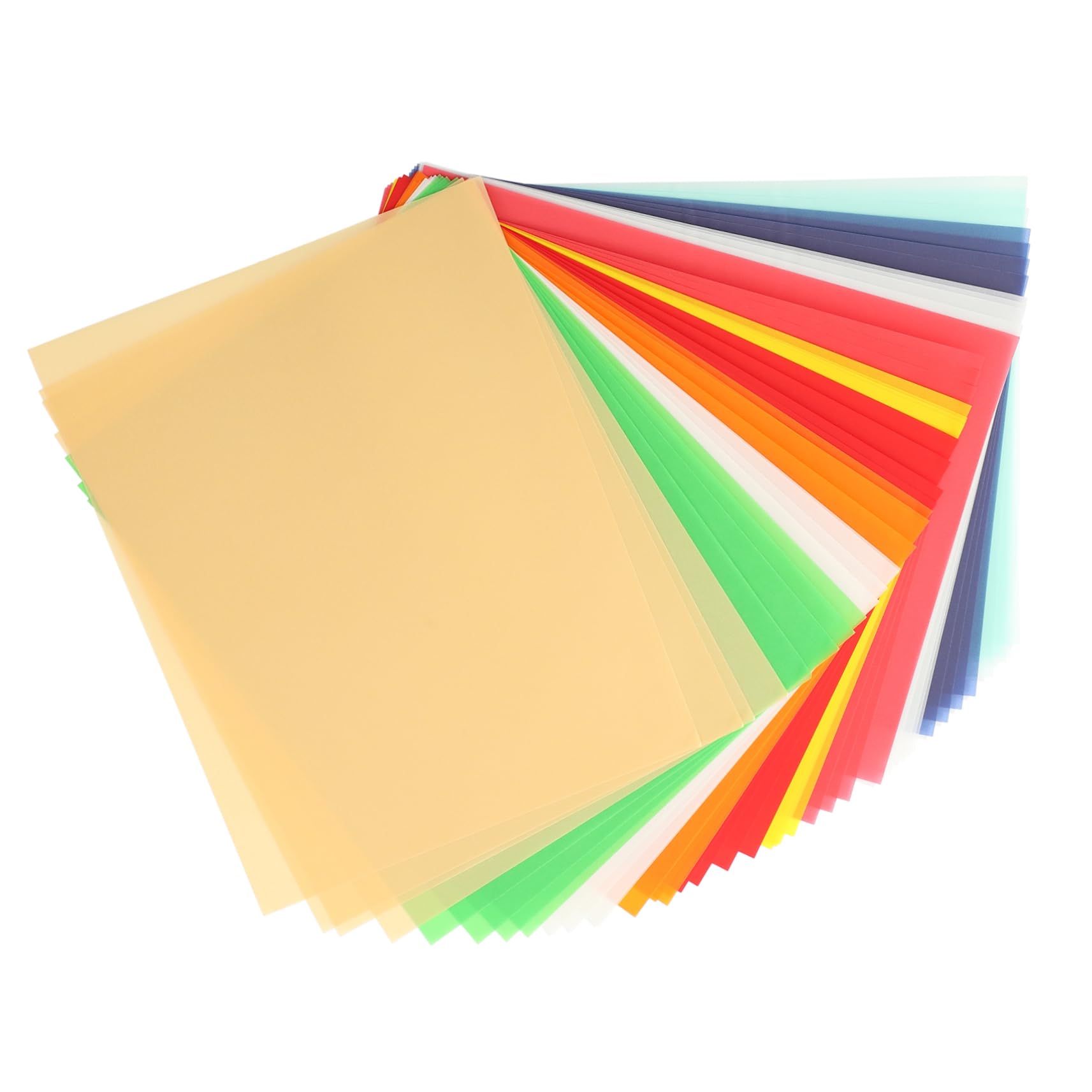HOODANCOS 40pcs Translucent Tracing Paper Pad Pastel Art Paper Pearl for Drawing Sketching