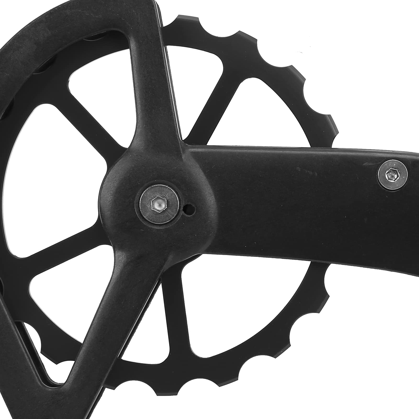 RiToEasysports Akcesoria Rowerowe, Niepowlekane Koło Prowadzące Przerzutki Tylnej ze Stopu Aluminium do Zmiany Biegów Roweru