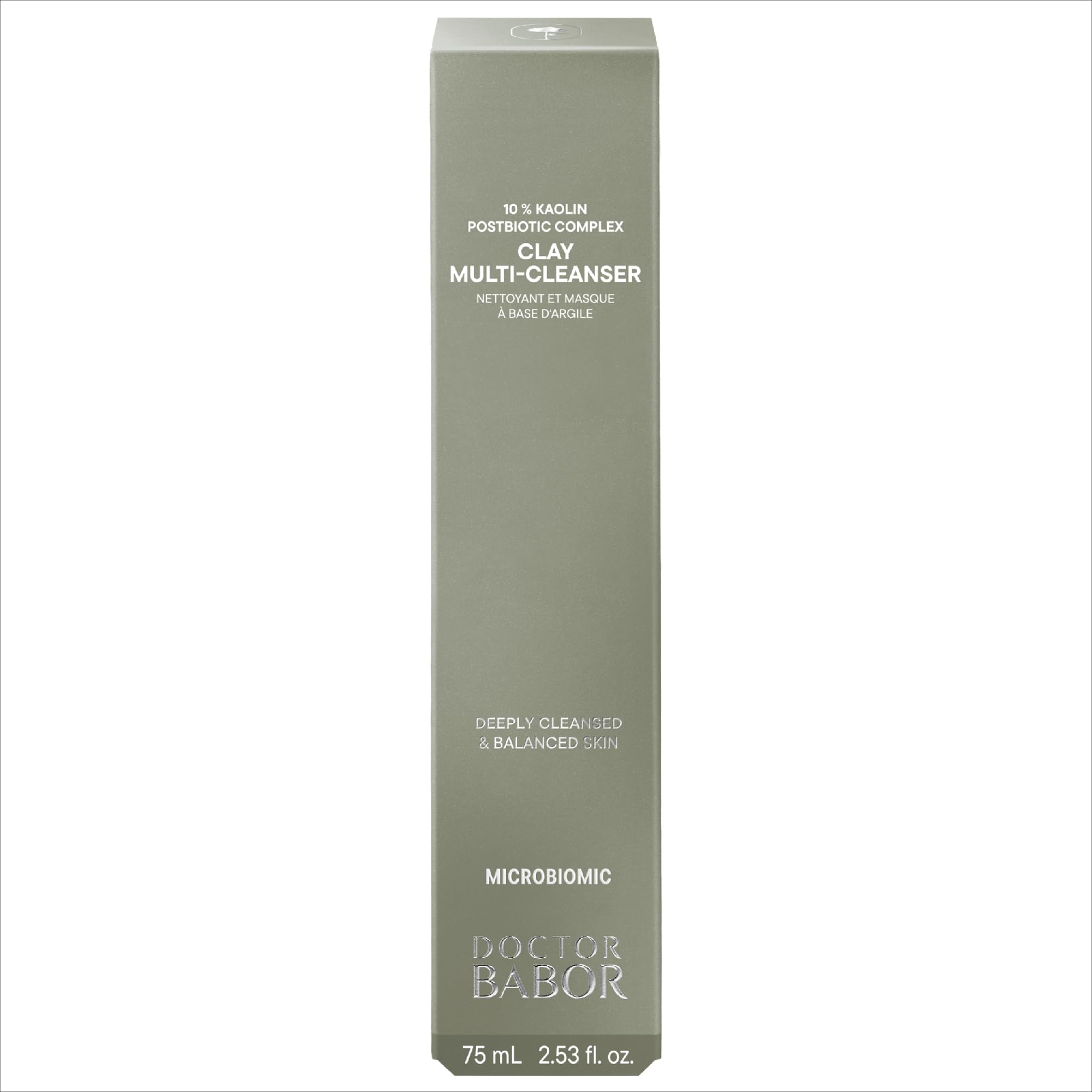 BABOR DOCTOR Microbiomic Clay Multi Cleanser (70 ml) - Vegan Facial Cleanser with Natural Ingredients for A Balanced, Radiant Complexion