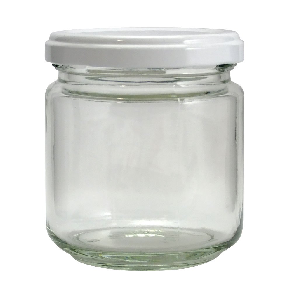 Amazon | ジャム瓶 J200ST 187ml -10本セット- (（ふた）白63RTS-D