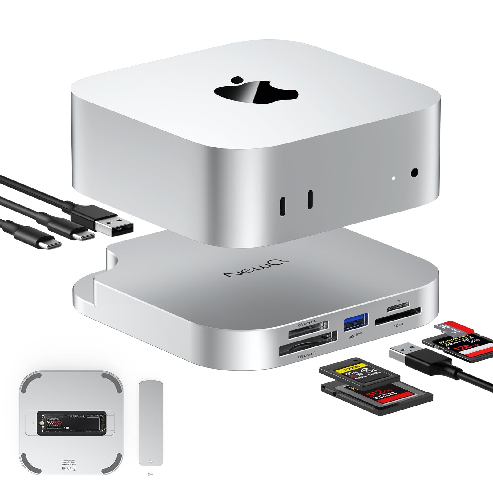 Macデスクトップ M4 Mac mini 256GB SSD Amazon.com: Mac mini M4 Hub with SSD Enclosure and Multi Card