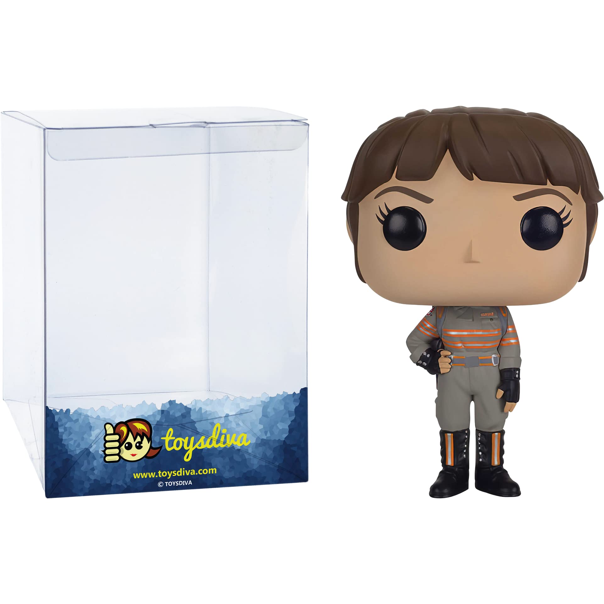 Funko Erin Gilbert: P o p ! Movies Vinyl Figurine Bundle with 1 Compatible 'ToysDiva' Graphic Protector (304 - 07624 - B)