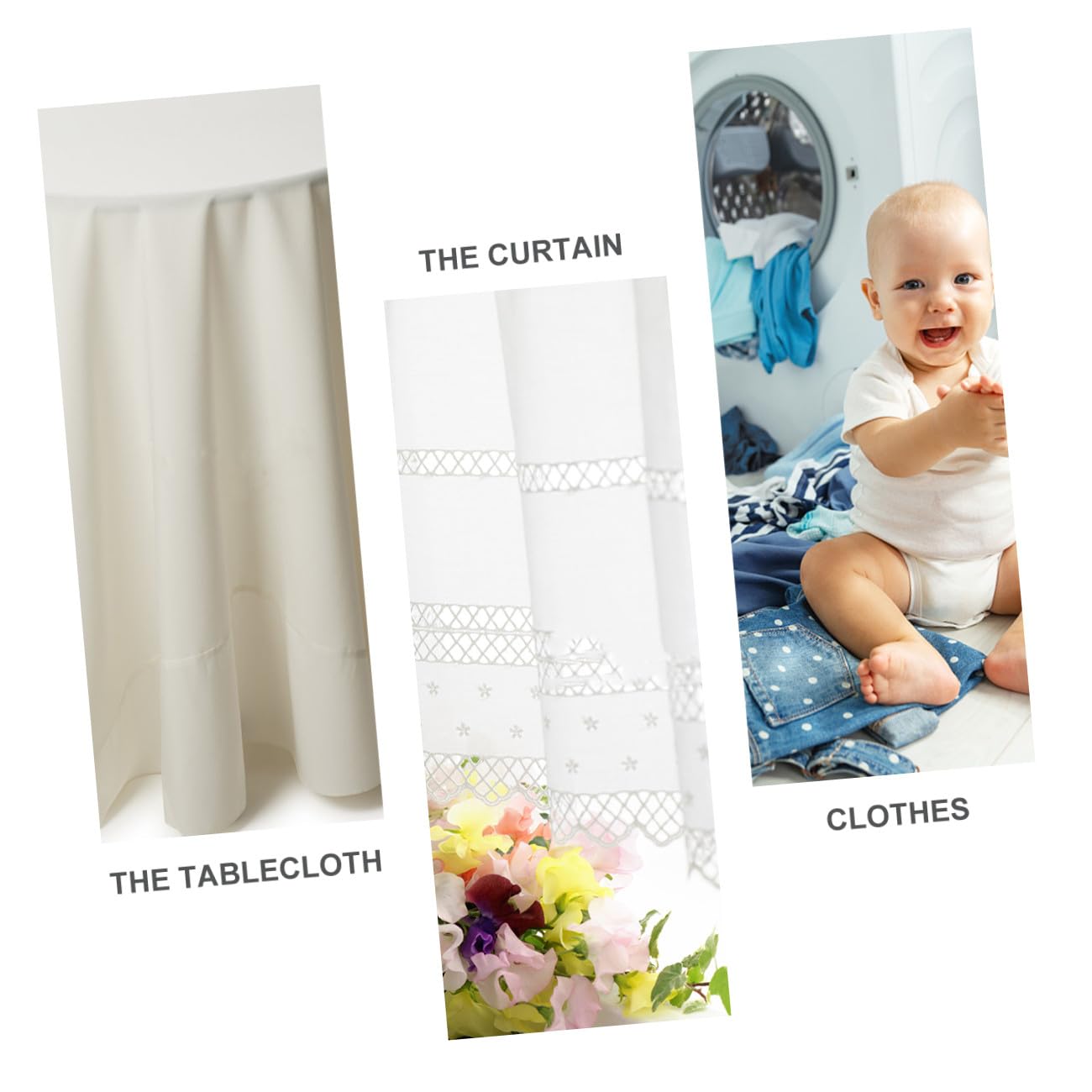 Angoily 3 Nastro Cotone Decorativo per Cucito Materiale Resistente e per Tovaglie Tendaggi e Progetti Fai da Te per Abbigliamento e Decorazioni Artigianali