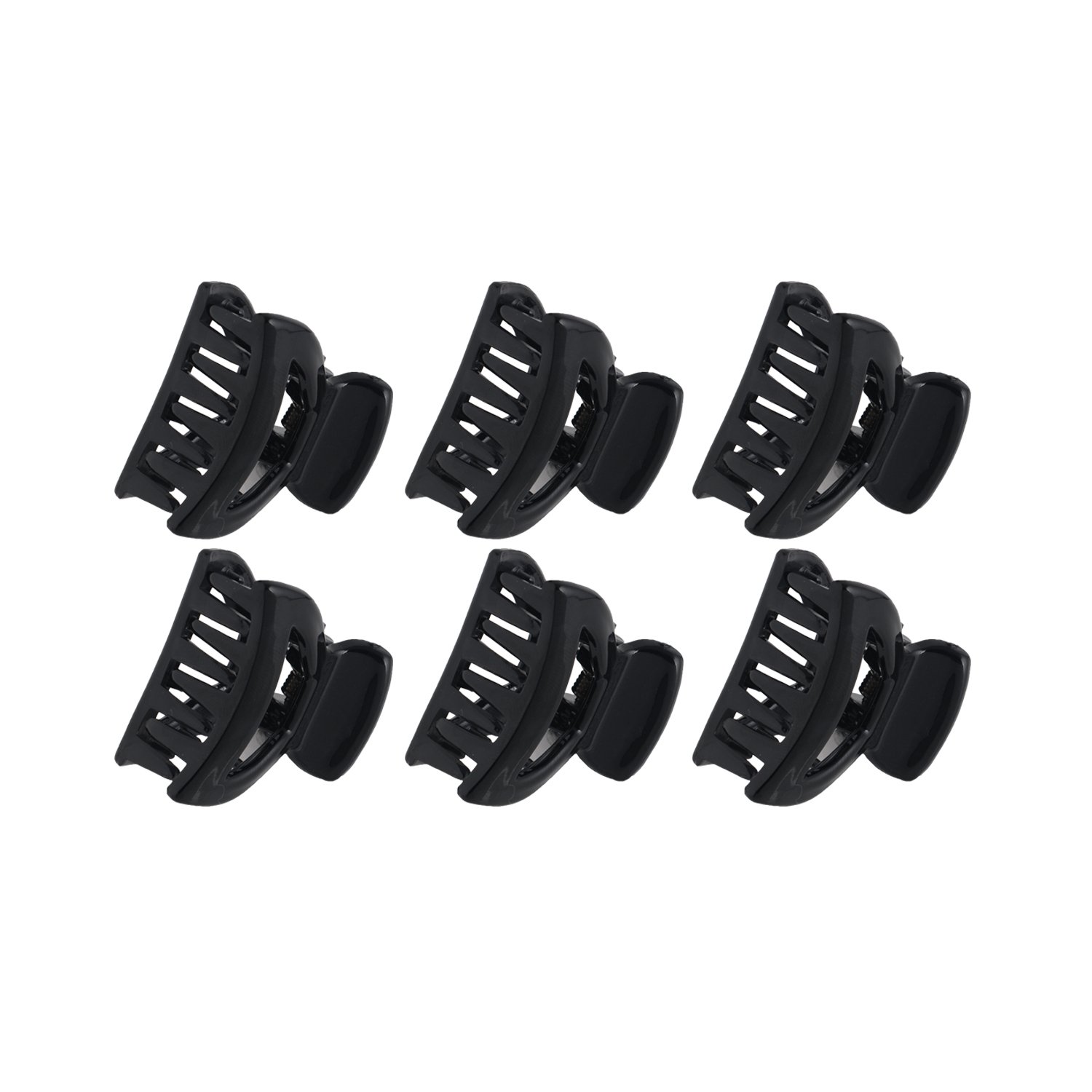 Accessher Black Color Acrylic Material Triangle Medium Size Hair Clip for Women and Girls (Pack of 6) (Black1) (B07DQXYXQ7) Amazon Price History, Amazon Price Tracker