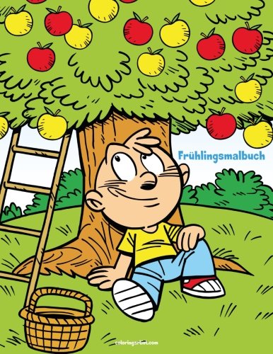 Frühlingsmalbuch 1 (Volume 1) (German Edition)