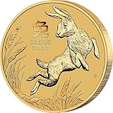goldmünze lunar 2018 Gewicht: 3.1 Gramm Goldmünze Lunar Hase 2023, 1/10 Unze, incl. Geschenkbeutel, Neuware
