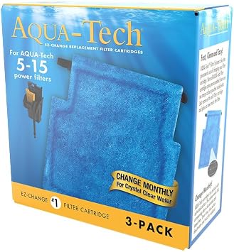 Aqua-Tech EZ-Change #1 Filter Cartridge For Aquarium Filter, 3 Count