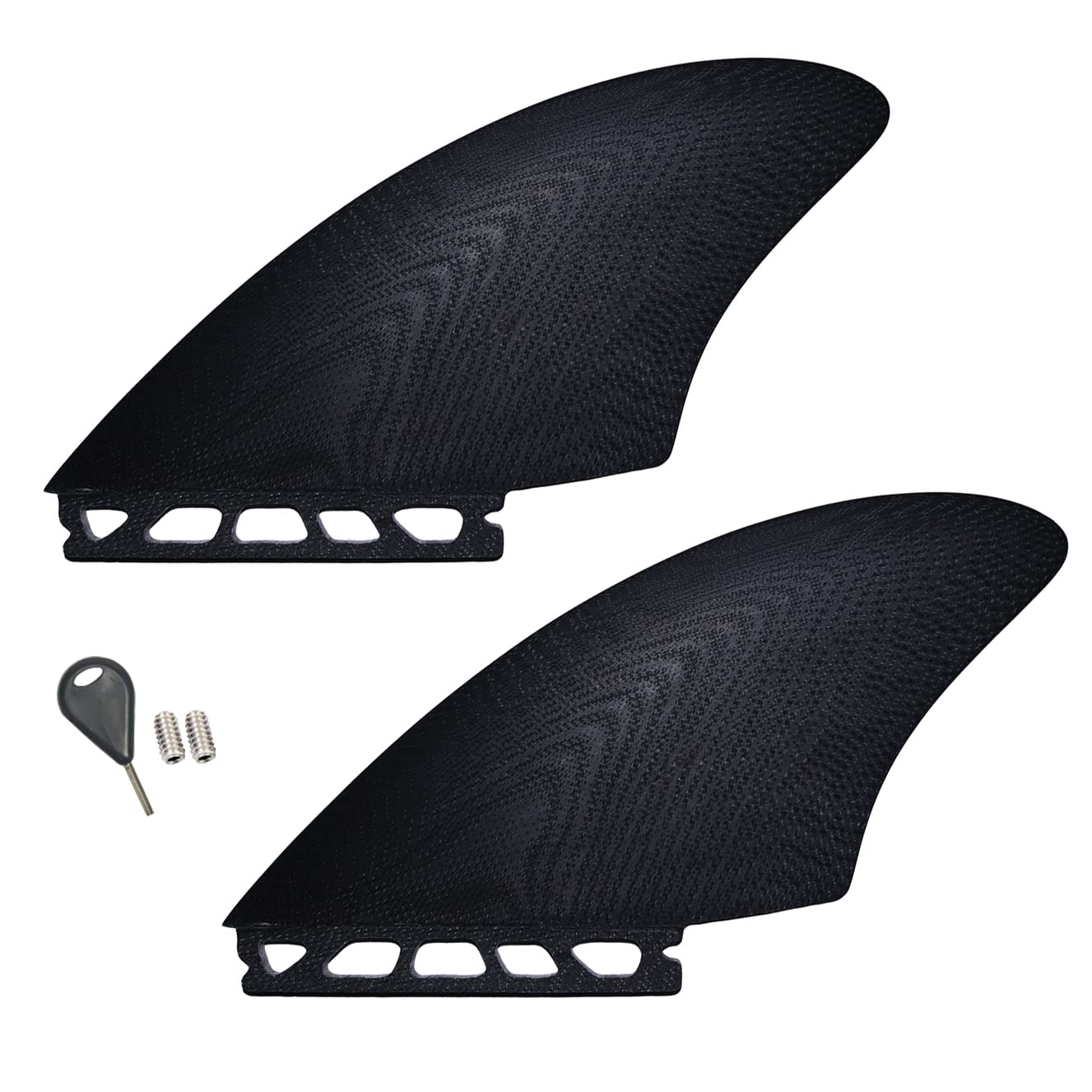 Amazon.com : OITRCSS Twin Keel Single Tab Surfing Fins -Keel Twin