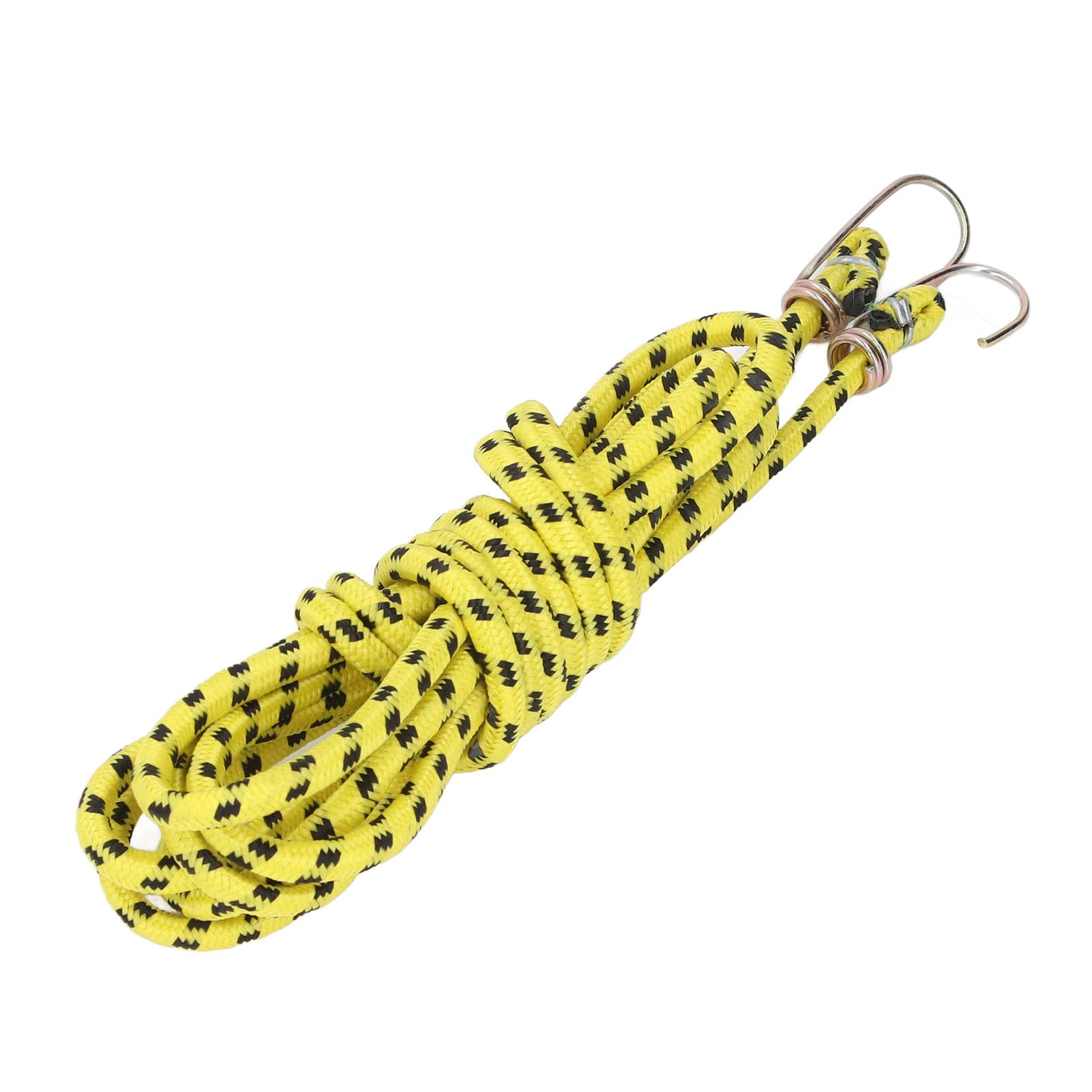 FTVOGUE Corda Elastica Resistente 10 Pezzi con Ganci, Corda Elastica in Gomma per Fissare Teloni, Mobili, Biciclette, Avvolgimento Resistente Ai Raggi UV e Meccanismo di Bloccaggio Regolabile per