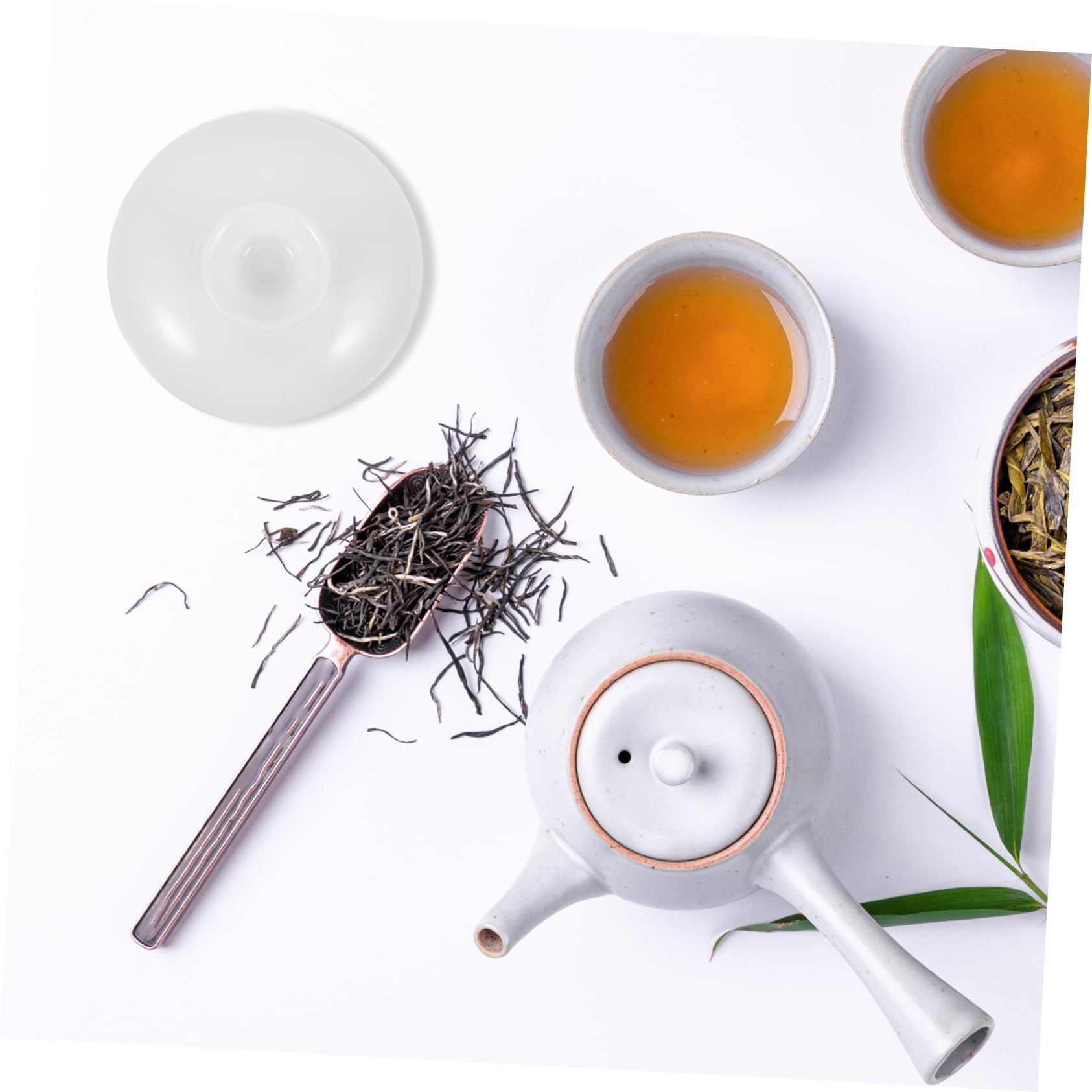 LABRIMP Tapa de taza de té de cerámica tapa jarra agua tapa de repuesto de tetera de cerámica tapa de repuesto para tetera tapa de repuesto para taza de té universal pequeña cubierta