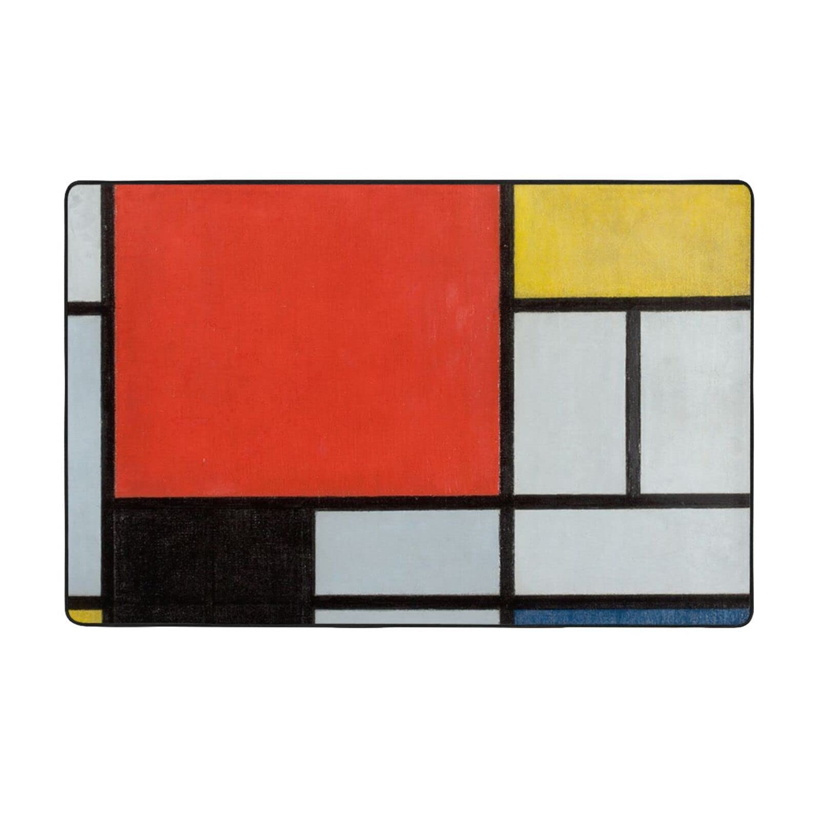 Grand tapis d'intérieur design 150x100 cm aux finitions soignées