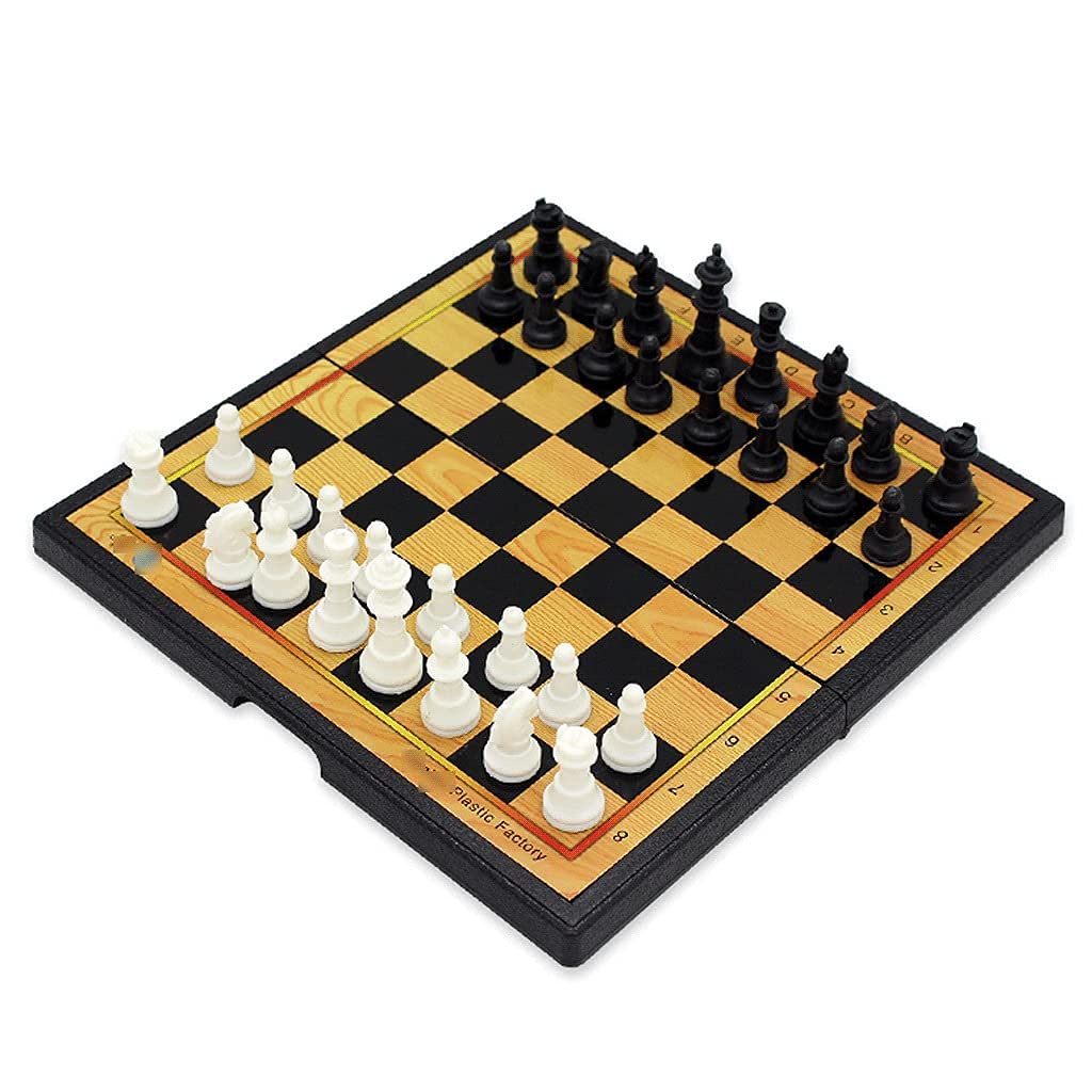 Magnetic Travel Chess Set Chess Armory Plastic Chess Set 11.4X11.4In Chess Set With Folding Chess Board And Chess Pieces(Puzzle Game) (Ground War Chess) (Chess Set)