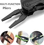 Pocket Multitool with Safety Locking Handy, Gifts for Men, 12 in 1 Multi Tool with Pliers Knife Bottle Opener Screwdriver Saw, Perfect for Outdoor, Survival, Camping, Hiking, Simple Repair
