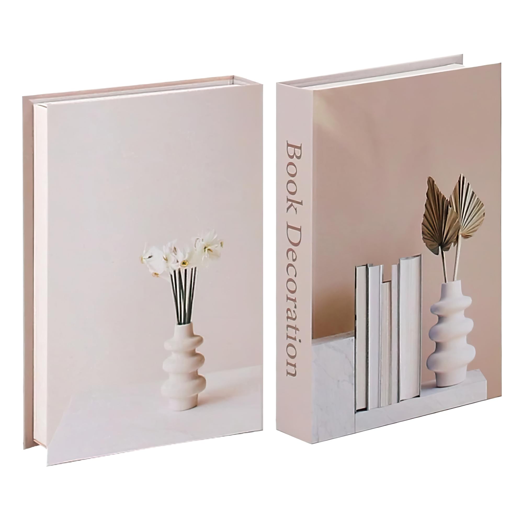THELIRUINA Vintage Book Decor Set, Elegant Hardcover Display for Coffee Table, Bookshelf & Mantel, Sophisticated Home Accent Collection