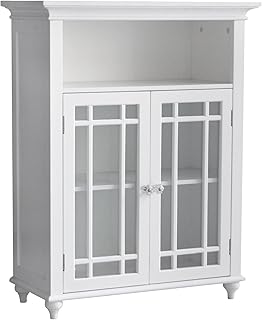 Teamson Home Neal Wooden Freestanding Floor Cabinet with 1 Adjustable Sh...