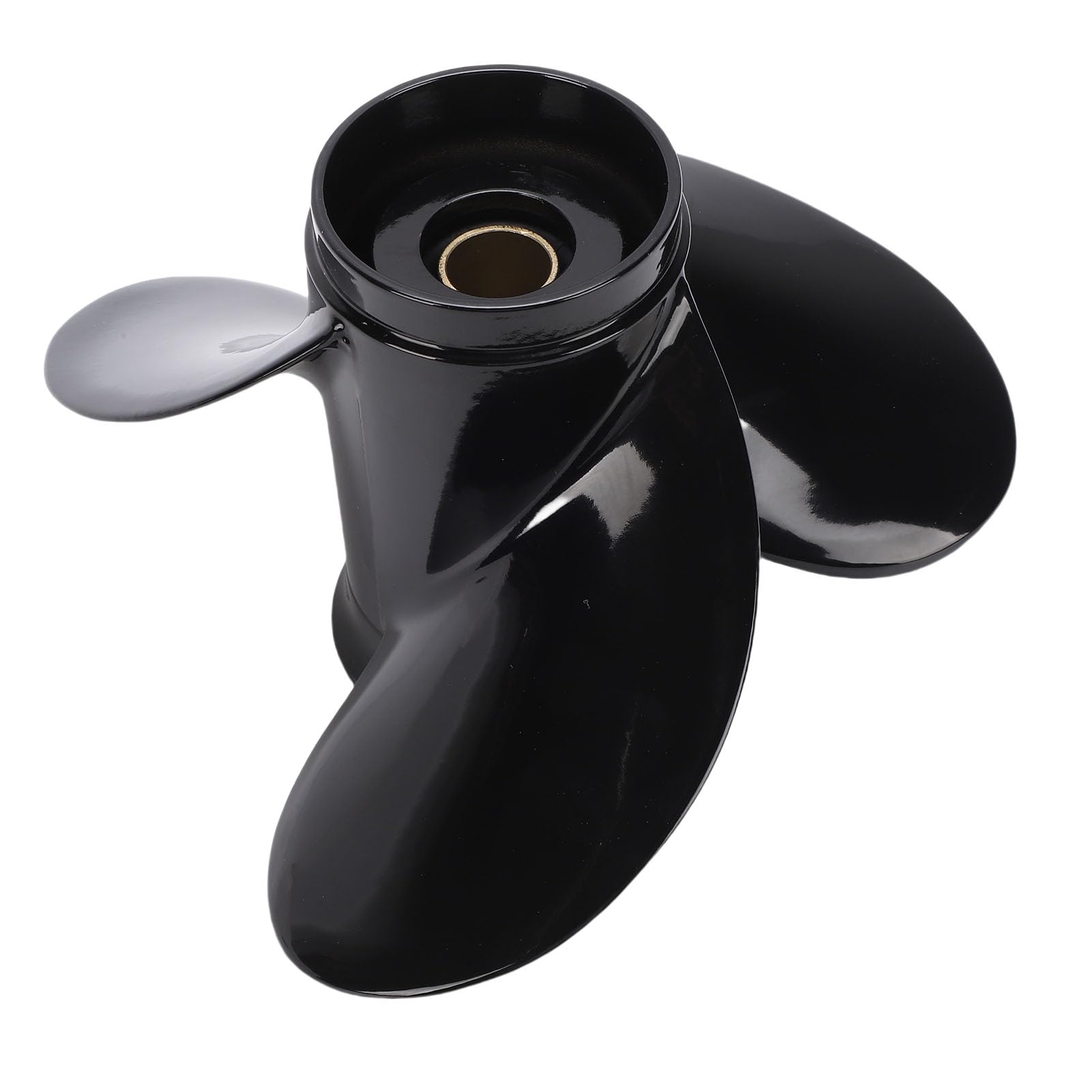 Fabater Fuoribordo in Metallo Passo 10,5x13 Compatibile OEM per Motori 25-60, Nera - Pesca e Sport Acquatici