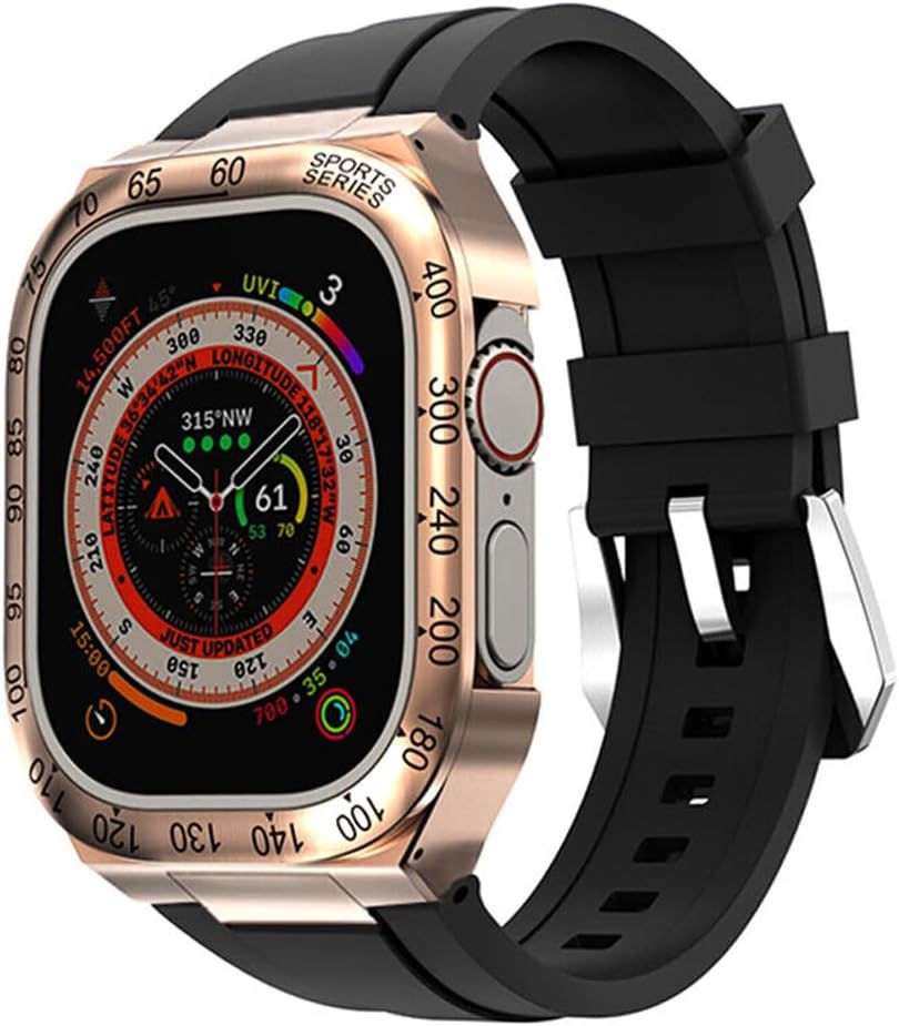 Amazon.co.jp: Apple Watchウルトラステンレススチールケースデジタル 