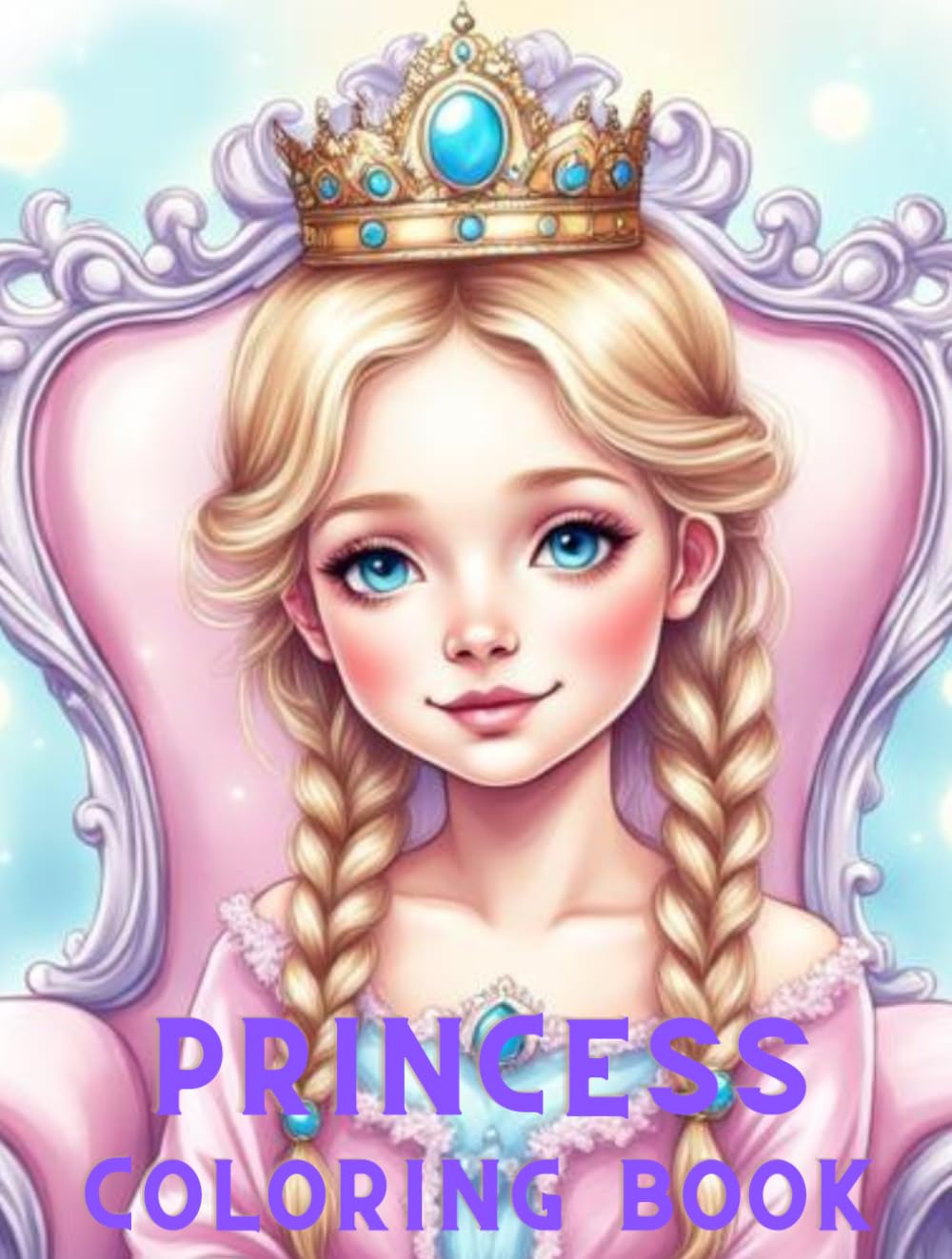 Princess: Kids Coloring Book
